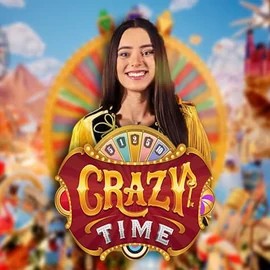Crazy Time game by Evolution – logo hosted on PlayMojo Casino