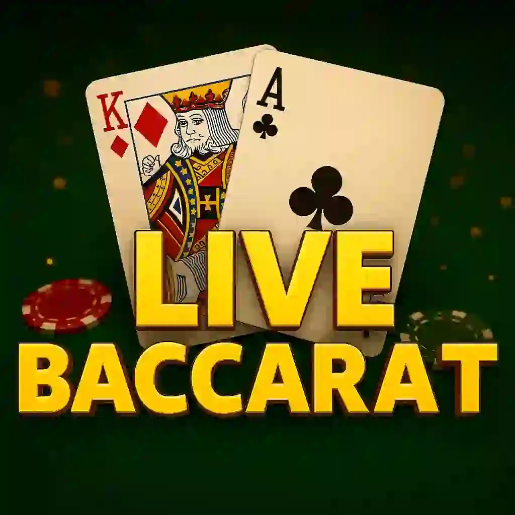 Live Baccarat logo – Live Casino by Evolution at PlayMojo Casino