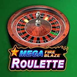 Mega Fire Blaze Roulette game by Playtech – logo hosted on PlayMojo Casino