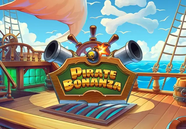 Pirate Bonanza Slot logo – Slots by Backseat Gaming at PlayMojo Casino