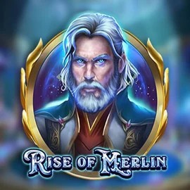 Rise of Merlin slot logo by Play'n GO at PlayMojo Casino