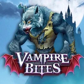 Vampire Bites slot logo by Amusnet Interactive at PlayMojo Casino