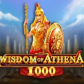 Slots logo of Wisdom of Athena 1000 from Pragmatic Play at PlayMojo Casino